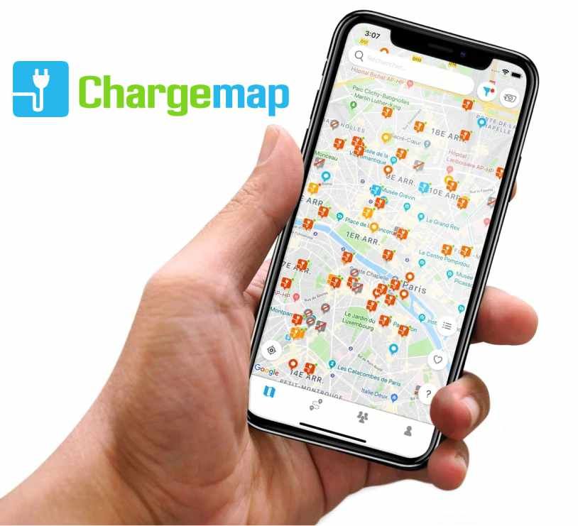 Appkication smartphone chargmap