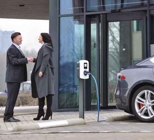 Point de recharge en entreprise