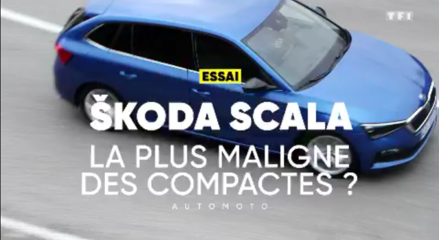 La nouvelle Skoda Scala sur TF1 Auto Moto