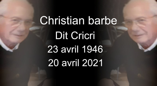 Christian Barbe dit Cricri