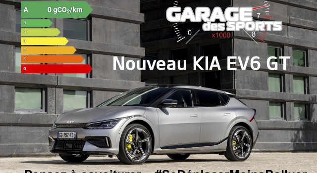 KIA EV6 GT, 585 ch abat le 0 à 100 km/h en 3,5 secondes