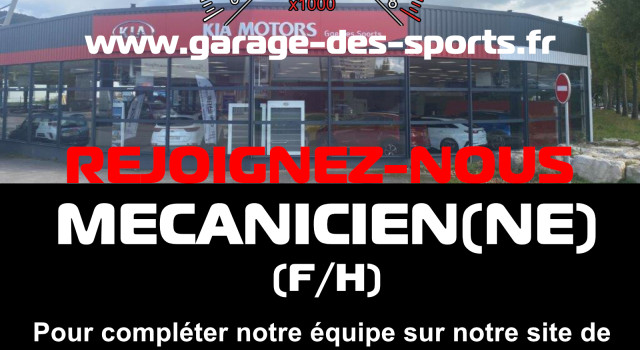 Recrute : Mécanicien(ne) automobile (F/H) Site de Lons