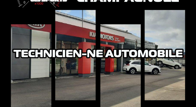 Technicien(ne) en maintenance d'automobiles (F/H) pour notre site de Champagnole Equevillon